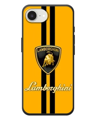 Чехол для iPhone 17e с картинкой «Lamborghini Stripe желтый»