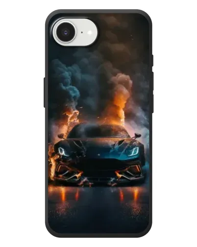 Чехол для iPhone 17e с картинкой «Lamborghini дымная эстетика»