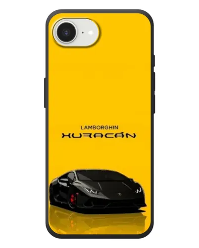 Чехол для iPhone 17e с картинкой «Lamborghini Huracan черный»