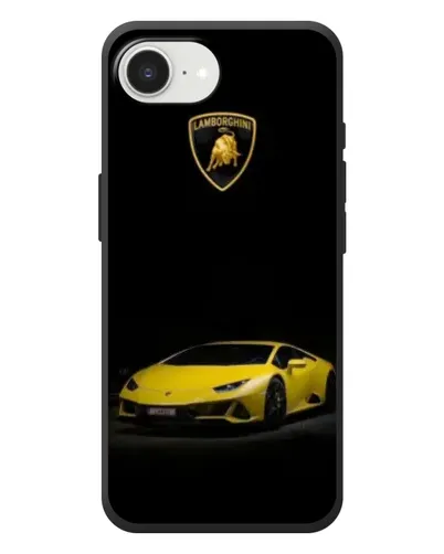 Чехол для iPhone 17e с картинкой «Lamborghini желтый акцент»