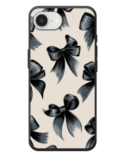Чехол для iPhone 17e с картинкой «Банты Coquette»
