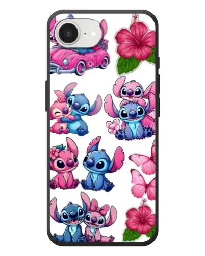 Чехол для iPhone 17e с картинкой «Стикеры Stitch и Angel» Чехол для iPhone 17e с картинкой «Стикеры Stitch и Angel»
