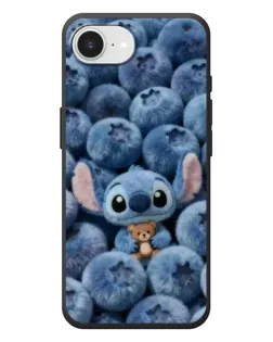 Чехол для iPhone 17e с картинкой «Стич и голубика» Чехол для iPhone 17e с картинкой «Стич и голубика»