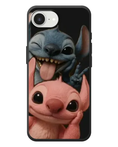 Чехол для iPhone 17e с картинкой «Стич и Ангел» Чехол для iPhone 17e с картинкой «Стич и Ангел»