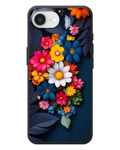 Чехол для iPhone 17e с картинкой «Цветочная феерия»