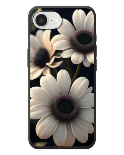 Чехол для iPhone 17e с картинкой «Белые маргаритки макро»