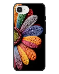 Чехол для iPhone 17e с картинкой «Радужный цветок»