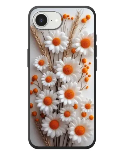 Чехол для iPhone 17e с картинкой «Белые сухоцветы»