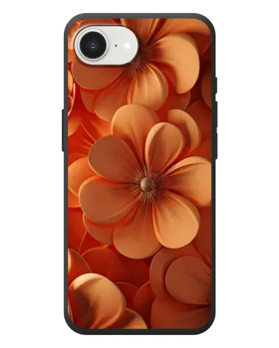 Чехол для iPhone 17e с картинкой «Оранжевый макро цветок»