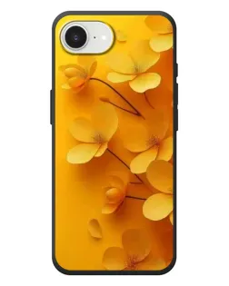 Чехол для iPhone 17e с картинкой «Золотые лепестки»