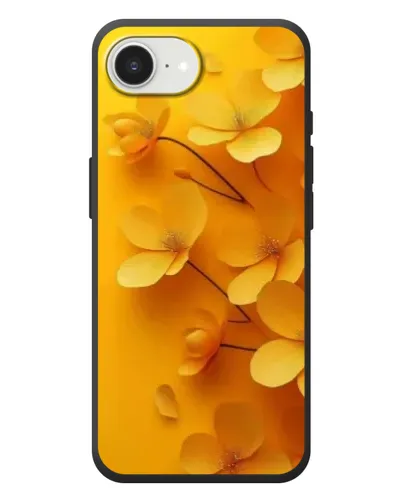 Чехол для iPhone 17e с картинкой «Золотые лепестки»