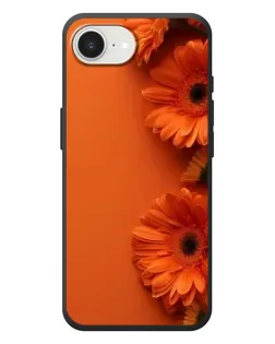 Чехол для iPhone 17e с картинкой «Оранжевые герберы»