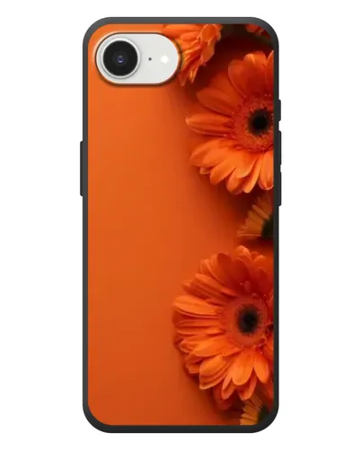 Чехол для iPhone 17e с картинкой «Оранжевые герберы»