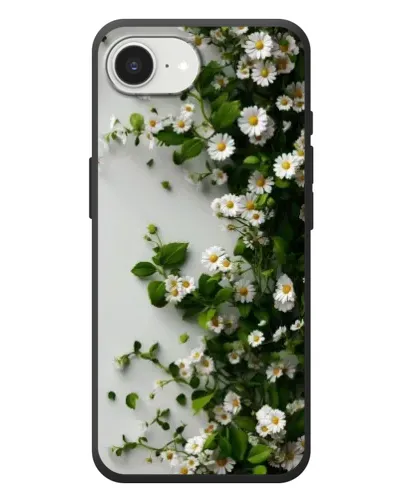 Чехол для iPhone 17e с картинкой «Ветка мелких белых цветов»