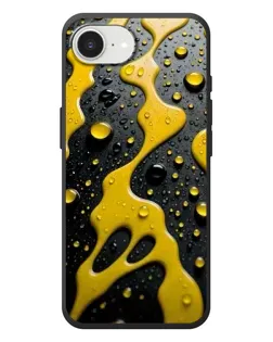 Чехол для iPhone 17e с картинкой «Жидкое желтое золото»