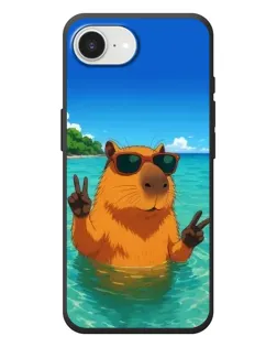 Чохол для iPhone 17e з картинкою «Морська капібара» Чохол для iPhone 17e з картинкою «Морська капібара»