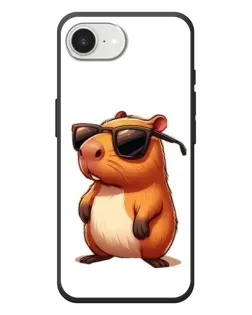 Чохол для iPhone 17e з картинкою «Капібара в окулярах» Чохол для iPhone 17e з картинкою «Капібара в окулярах»