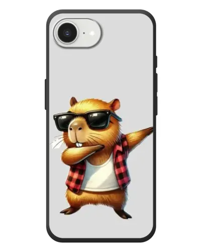 Чохол для iPhone 17e з картинкою «Капібара репер даб»