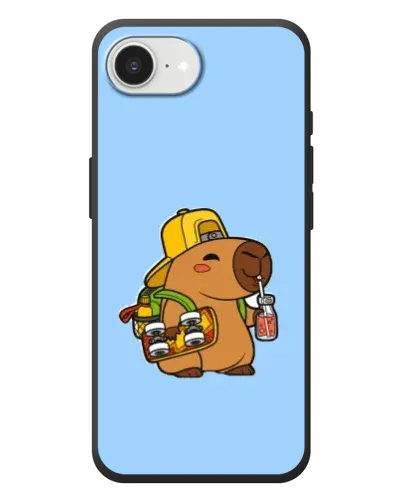 Чохол для iPhone 17e з картинкою «Капібара на скейті»