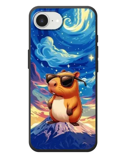 Чохол для iPhone 17e з картинкою «Капібара Ван Гога»