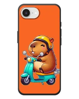 Чохол для iPhone 17e з картинкою «Капібара на скутері» Чохол для iPhone 17e з картинкою «Капібара на скутері»