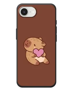 Чохол для iPhone 17e з картинкою «Капібара з серцем» Чохол для iPhone 17e з картинкою «Капібара з серцем»
