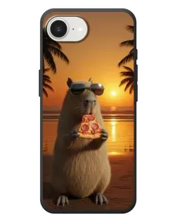 Чохол для iPhone 17e з картинкою «Капібара з піцою» Чохол для iPhone 17e з картинкою «Капібара з піцою»