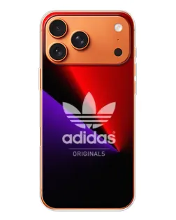 Чехол для Apple iPhone 18 Pro Max с картинкой «Adidas Red Neon»