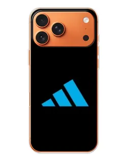 Чехол для Apple iPhone 18 Pro Max с картинкой «Adidas Cyan Logo»