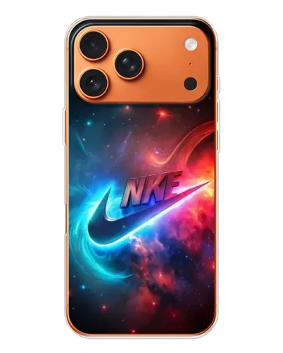 Чехол для Apple iPhone 18 Pro Max с картинкой «Огненный логотип Nike»