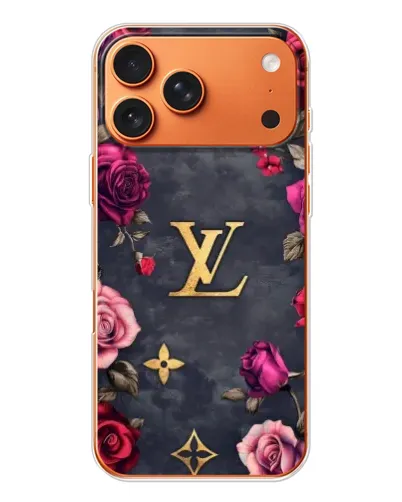Чехол для Apple iPhone 18 Pro Max с картинкой «Цветочный Louis Vuitton»