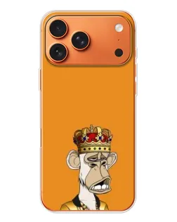 Чехол для Apple iPhone 18 Pro Max с картинкой «Золотая обезьяна Bored Ape»