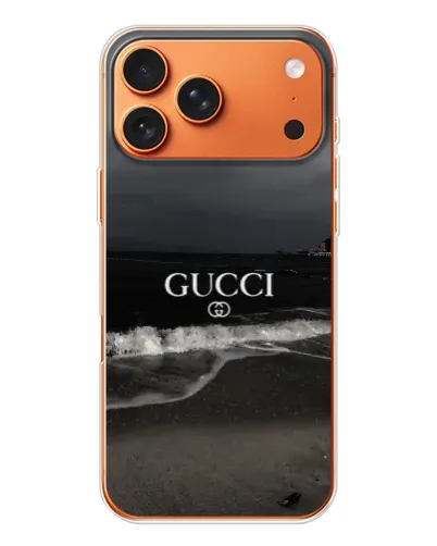 Чехол для Apple iPhone 18 Pro Max с картинкой «Gucci — морской прибой»