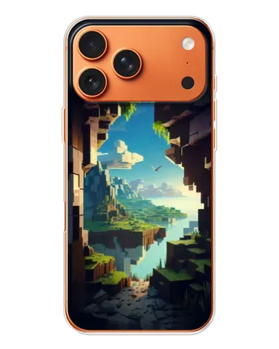 Чехол для Apple iPhone 18 Pro Max с картинкой «Вид из пещеры»