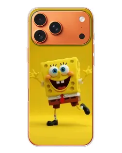 Чехол для Apple iPhone 18 Pro Max с картинкой «Позитивный Губка Боб»