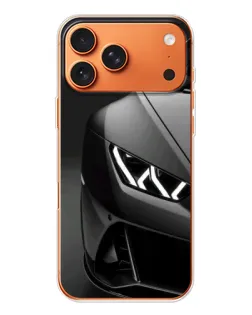 Чехол для Apple iPhone 18 Pro Max с картинкой «Lamborghini фары детализация»