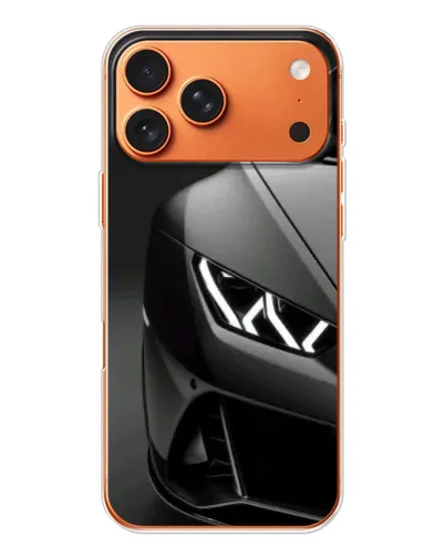 Чехол для Apple iPhone 18 Pro Max с картинкой «Lamborghini фары детализация»