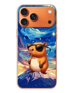 Чехол для Apple iPhone 18 Pro Max с картинкой «Капибара Ван Гога»