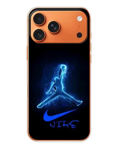 Чохол для Apple iPhone 18 Pro з картинкою «Jordan Neon Blue»