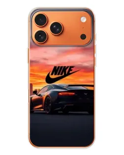 Чехол для Apple iPhone 18 Pro с картинкой «Nike и суперкар»