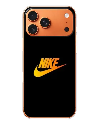 Чехол для Apple iPhone 18 Pro с картинкой «Золотой логотип Nike» Чехол для Apple iPhone 18 Pro с картинкой «Золотой логотип Nike»