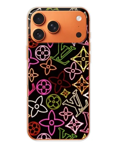 Чохол для Apple iPhone 18 Pro з картинкою «Неоновий мікс Nike»
