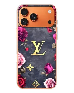 Чохол для Apple iPhone 18 Pro з картинкою «Квітковий Louis Vuitton»