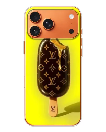Чохол для Apple iPhone 18 Pro з картинкою «Морозиво від LV»