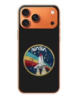 Чехол для Apple iPhone 18 Pro с картинкой «NASA — эмблема миссии»
