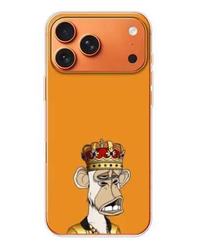 Чехол для Apple iPhone 18 Pro с картинкой «Золотая обезьяна Bored Ape» Чехол для Apple iPhone 18 Pro с картинкой «Золотая обезьяна Bored Ape»