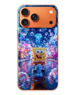 Чехол для Apple iPhone 18 Pro с картинкой «Неоновый океан»
