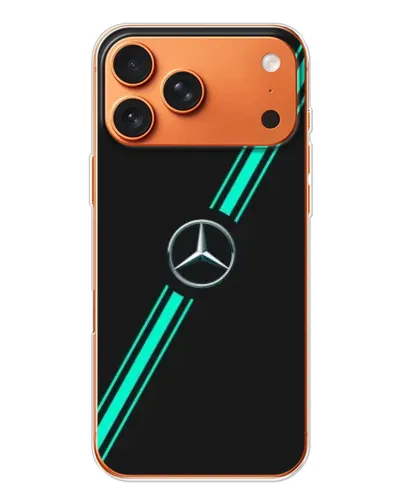 Чохол для Apple iPhone 18 Pro з картинкою «Спортивні лінії Mercedes» Чохол для Apple iPhone 18 Pro з картинкою «Спортивні лінії Mercedes»