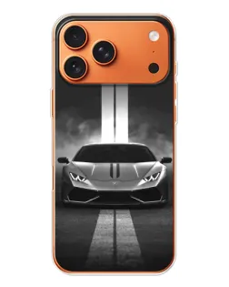 Чохол для Apple iPhone 18 Pro з картинкою «Lamborghini симетрія доріг»