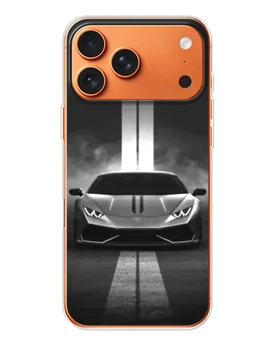 Чехол для Apple iPhone 18 Pro с картинкой «Lamborghini симметрия дорог»